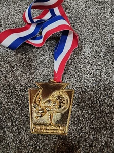 Medalla de Oro del Campeonato Estatal de Judo de Pensilvania de lote antiguo - Imagen 1 de 5
