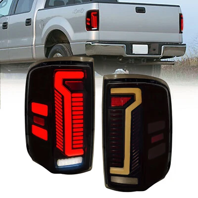 LED Tail Lights Turn Signal Rear Lamps For 2004-2008 Ford F-150 Smoked Lens - Image 1 of 4