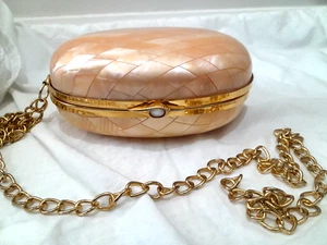 Rare Vintage Peter Sheppard Minaudiere Clutch Made in Italy Designer 1970s - Picture 1 of 10