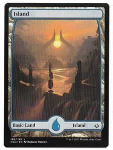 MTG Island Hour of Devastation Full Art (HOU) Basic Land Magic #186/199 - Picture 1 of 1