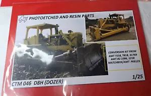 CTM 1/25 AMT Cat D8 D8H Bulldozer Dozer Photoetch Conversion Kit + Towing Chain - Picture 1 of 8