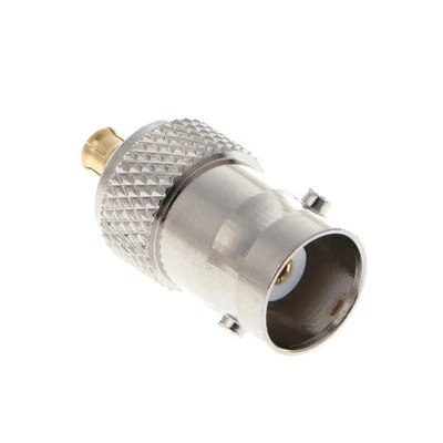 BNC Female Jack to MCX Male Plug Straight RF Coax Coaxial Connector Adapter - Image 1 of 4