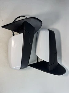 Espejos retrovisores eléctricos blancos 14-18 Chevy Silverado GMC Sierra OEM (23180083 y 23186410) - Imagen 1 de 23