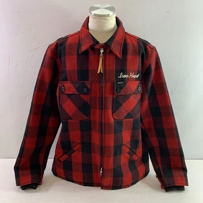 Iron Heart IHW-03 Buffalo Check Melton Wool CPO Jacket XXL Made in Japan - Image 1 of 4