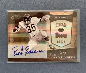 2010 Playoff Contenders Rick Casares Autograph  Auto Chicago Bears RB - Picture 1 of 1