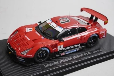 1:43 EBBRO 22314 Nissan Hasemi Tomica GT-R Rd.1 2009 #3 model car - image 1 of 4