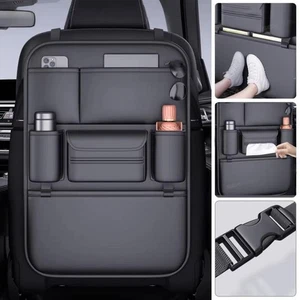 Waterproof Car Seat Back Storage Bag Wear-Resistant Car Cup Holder - Picture 1 of 8