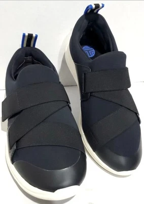 Tory Burch Sport Black Neoprene Slip On Cross Strap Sneakers Womens Size 9 - Image 1 of 4