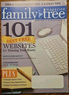 Family Tree Magazine -Sept 2010 - Genealogy / Family History/ Ancestry  - Image 1 of 4