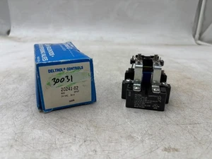 Deltrol 20241-82 Power Relay 24VAC 30A DPDT Open Frame Screw Terminals - Picture 1 of 3