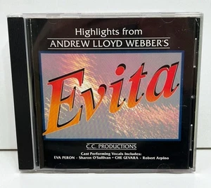 Highlights From Evita CD Andrew Lloyd Webbers Sharon O'Sullivan 11 Tracks - Picture 1 of 6