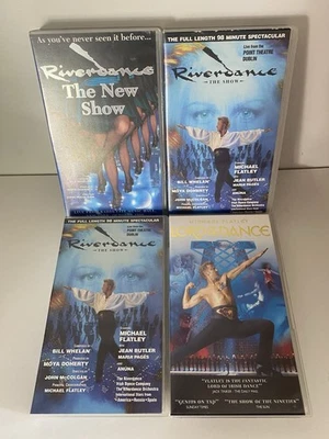 Riverdance VHS Bundle X4 The Show New Show Lord Of The Dance Michael Flatley - Image 1 of 4