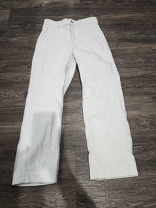 Pantalone donna Everlane bianco in velluto a coste taglia 0 boho - Foto 1 di 7