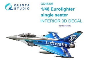 Quinta Studio QD48306, Eurofighter single s, calcomanía impresa en 3D (para REVELL), 1:48 - Imagen 1 de 13