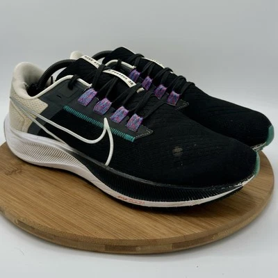 Nike Air Zoom Pegasus 38 Men’s Size 11 Black White Road Running Shoes CW7356-003 - Image 1 of 4