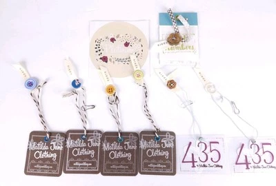 Lot Of 7 Matilda Jane Spare Buttons Assorted With Tags - Image 1 of 4