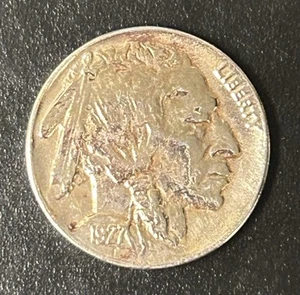 1927-D Buffalo Nickel Extra Fine Details Buffed 3192701 - Picture 1 of 2