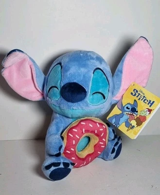 Disney Stitch With Doughnut | Stitch 20 CM Plush Soft Toy New With Tags - Image 1 of 3