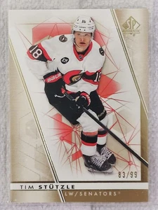 2022-23 SP Authentic Tim Stützle Card #18 - Limited Edition /99 - Picture 1 of 2