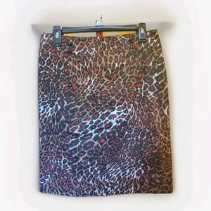 Ann Trinity Animal Print A-line Skirt. Size 8 - Picture 1 of 7