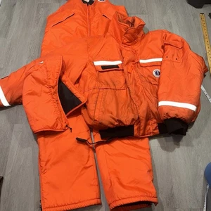 Coast Guard Mustang Survival Floatation Jacke und Overall Spants Gr. XL - Bild 1 von 24