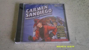 WHERE IN THE WORLD IS CARMEN SANDIEGO : TREASURES OF KNOWLEDGE - PC GAME - NEW - Picture 1 of 3