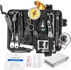 18-in-1 EDC Survival Kit, 30+ Functions for Urban, Camping, Tactical & Emergency - Picture 1 of 6
