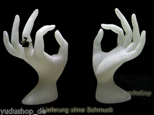 "OK" decorative hand stable ring holder in mild color - Picture 1 of 1