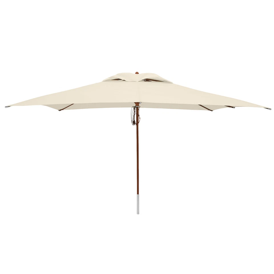 anndora Sonnenschirm Groß 3x4 m - Natural (30402)