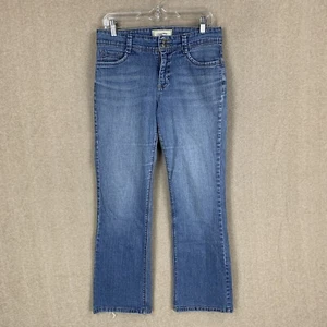 Pantalones de mezclilla Sonoma para mujer 32x30,5 azul bootcut tiro medio bolsillos con solapa - Imagen 1 de 20