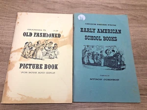 Grandma Trooley’s Old-fashioned picture book, with Early American School Books - Picture 1 of 9