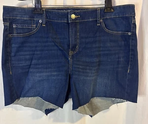 Torrid Womens Jean Shorts Size 18 Vintage Stretch High Rise Blue Denim - Picture 1 of 9