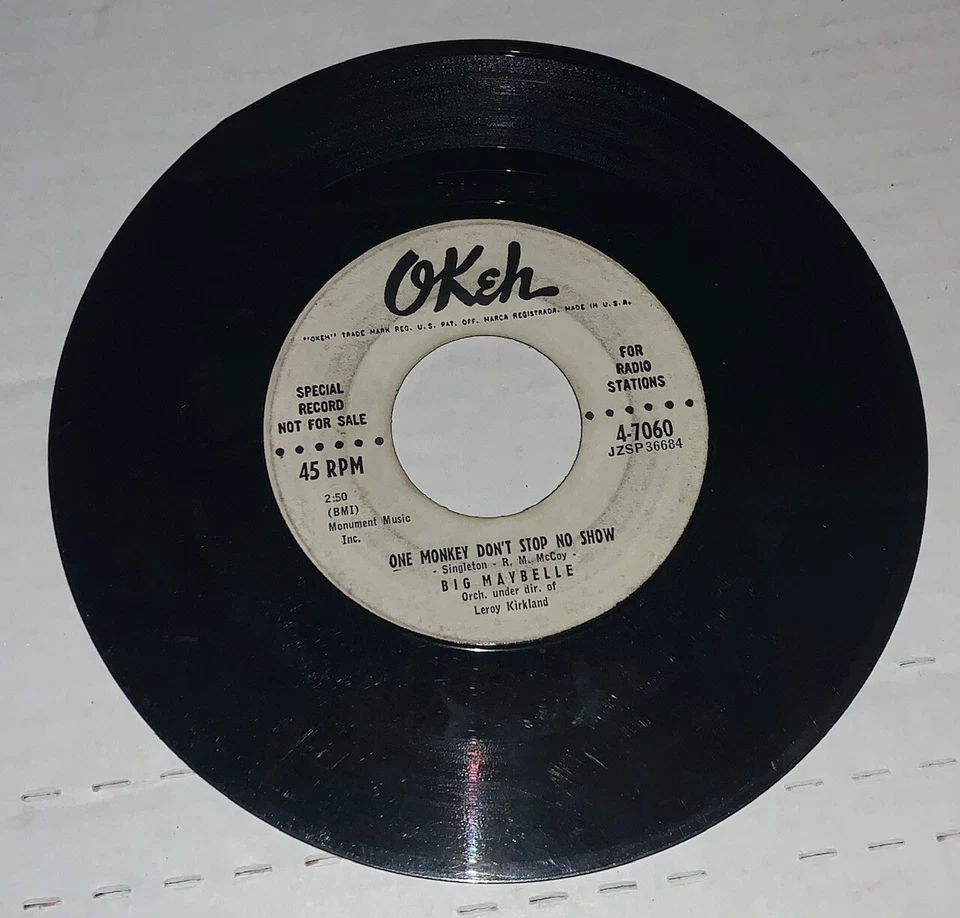 Big Maybelle Whole Lotta Shakin' Goin' On Okeh  1955 Rare Promo R&B Rocker  - Image 1 of 2