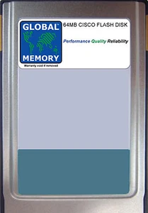 64MB FLASH CARD MEMORY FOR CISCO 7500 SERIES ROUTERS RSP 4+ ( MEM-RSP4-FLD64M ) - Picture 1 of 1