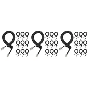 30 pcs Coiled Telephone Cords Landlines Phone Cord Telephone Cable Receiver - Zdjęcie 1 z 12