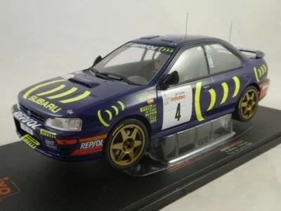 IXO Subaru Impreza 555 #4 McRae  Rally Tour de Corse 1995 1/18 18RMC063B - Immagine 1 di 3