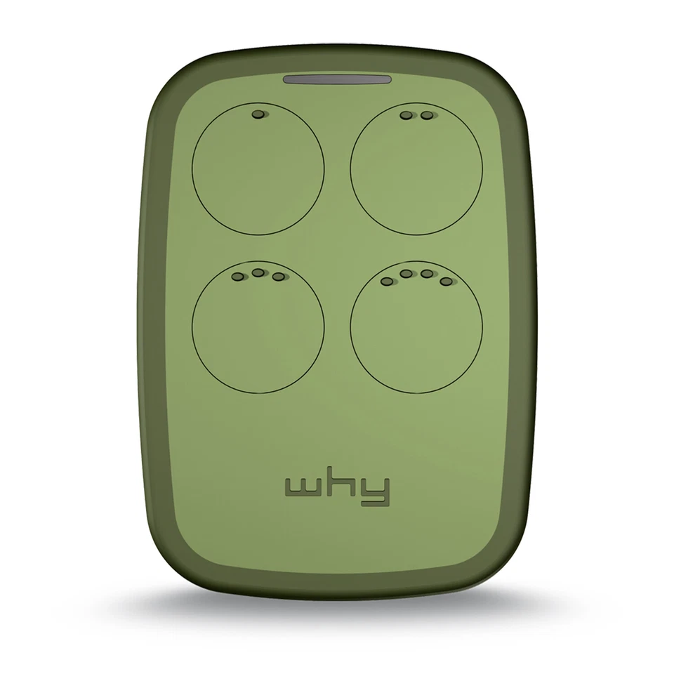 WHY EVO NOA Telecomando apricancello rolling code multifrequenza da 280 a 868mhz