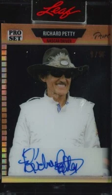 2023 Leaf Pro Set Pure Richard Petty Auto Bronze 9/50 Sealed 89-RP1 - Image 1 of 2