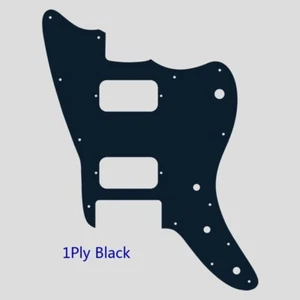 For US Squier Fender Jazzmaster HH Affinity Series Guitar Pickguard 1Ply Black - Picture 1 of 1