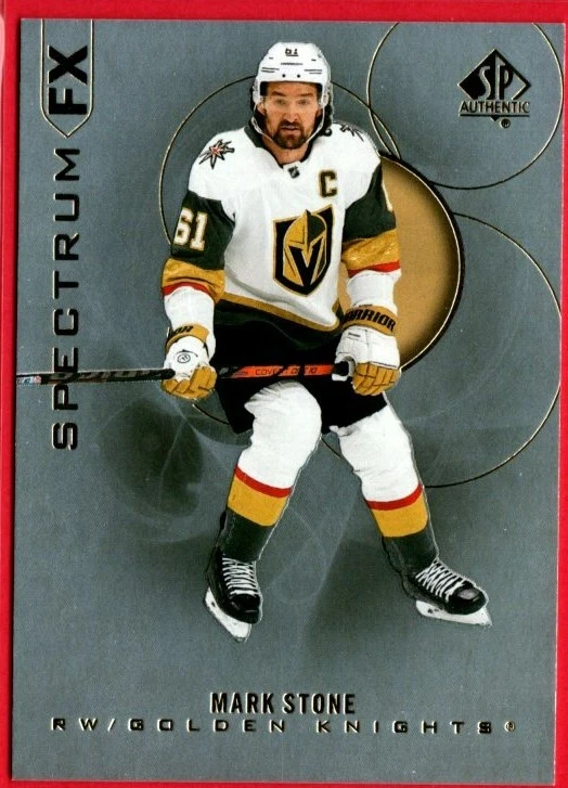 2020-21 SP AUTHENTIC MARK STONE SPECTRUM FX BOUNTY UNSCRATCHED PARALLEL S-7 - Image 1 of 1