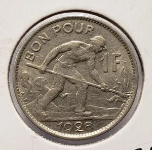 1928 Luxembourg Franc - SKU-F5073 - Picture 1 of 2