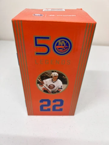 NEW NHL NEW YORK ISLANDERS MIKE BOSSY BOBBLEHEAD HUYNDAI SPONSORED UBS ARENA Cover