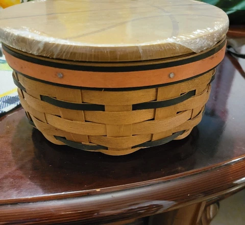 2009 Longaberger Round Keeping Basket Cover
