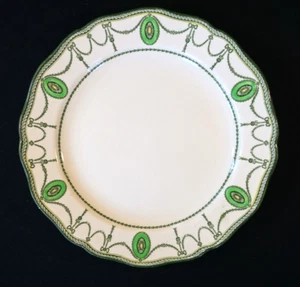 Beautiful Royal Doulton Countess Green Rim Salad Plate Circa 1920 - Picture 1 of 2