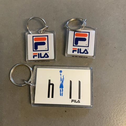 RARE GRANT HILL FILA KEY CHAIN NBA ORLANDO MAGIC DETROIT PISTONS Cover