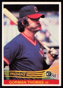 1984 Donruss Gorman Thomas Cleveland Indians #574 - Picture 1 of 2