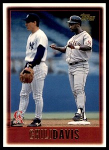 1997 TOPPS #365 CHILI DAVIS CALIFORNIA ANGELS