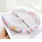 Sequin Transparent Hair Band Colorful Hair Hoops New Quicksand Headbands  Women
