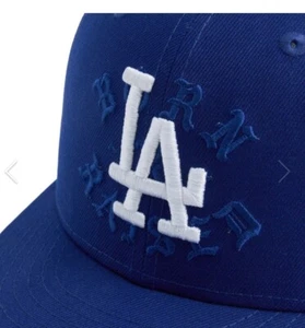 Size 7 5/8 New Era Born X Raised - Dodgers 40th Anniversary Patch - Sold Out! - Picture 1 of 7