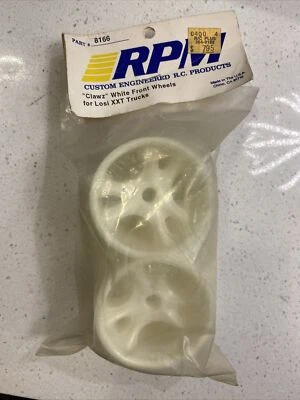 Losi XXT Truck Front Wheel 2.2" Rim RPM 8166 "Clawz" White Dyeable RC Part - Image 1 of 3